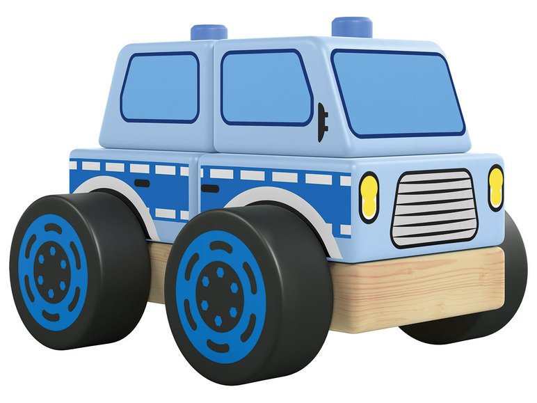 Pełny ekran: PLAYTIVE® Zestaw 2 drewnianych pojazdów, 1 sztuka - zdjęcie 12