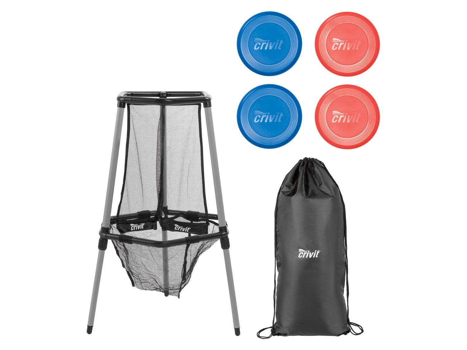 ᐉ CRIVIT Unihokej, pitchball, bean bag lub disc golf, 1 zestaw / PL