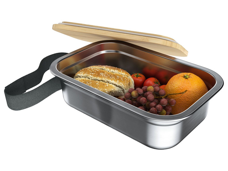 Pełny ekran: ERNESTO® Lunchbox śniadaniówka ze stali szlachetnej, 1 sztuka - zdjęcie 3
