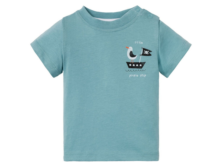 Pełny ekran: lupilu® T-shirt niemowlęcy z biobawełny, 2 sztuki - zdjęcie 10