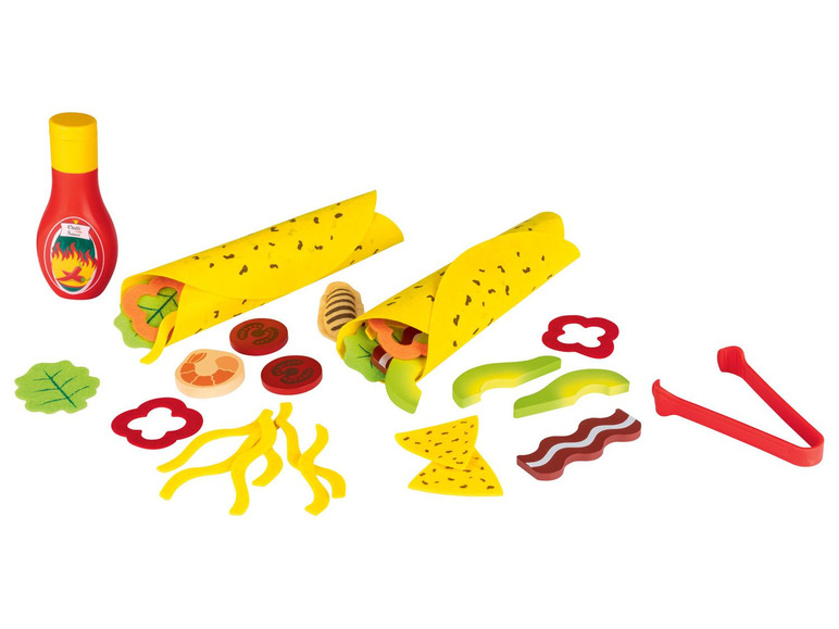 Pełny ekran: Playtive Zabawkowy zestaw jedzenia - burrito, 35 elementów - zdjęcie 1