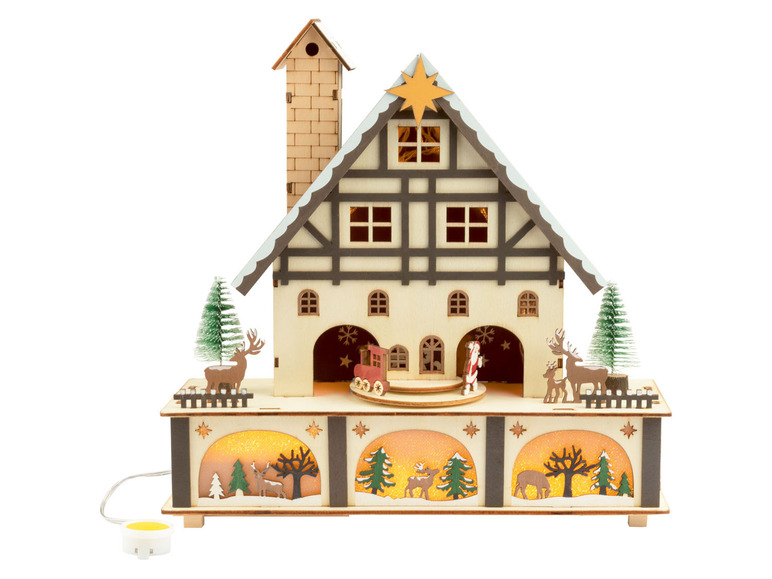Pełny ekran: LIVARNO HOME Domek z ruchomymi figurkami i oświetleniem LED, 1 sztuka - zdjęcie 4