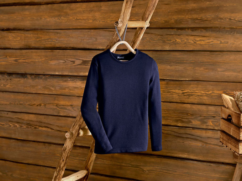 Pełny ekran: PEPPERTS® Koszulka termiczna chłopięca z bawełną, 1 sztuka - zdjęcie 4