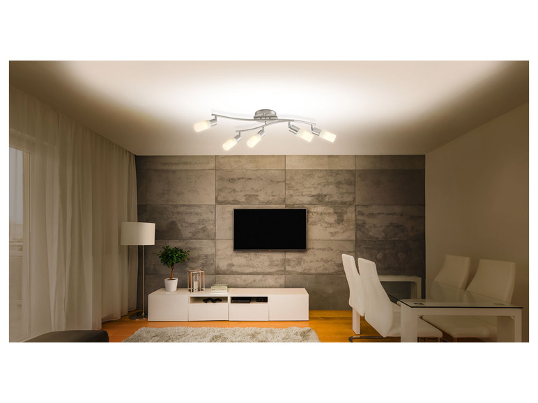 Pełny ekran: LIVARNO home Lampa sufitowa LED z pilotem, 1 sztuka - zdjęcie 3