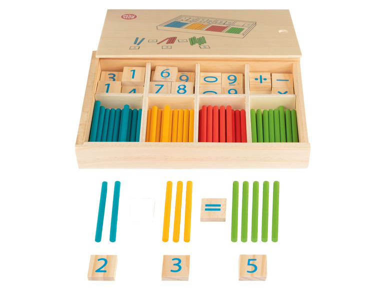 Pełny ekran: PLAYTIVE® Drewniana zabawka edukacyjno-poznawcza Montessori, 1 zestaw - zdjęcie 4