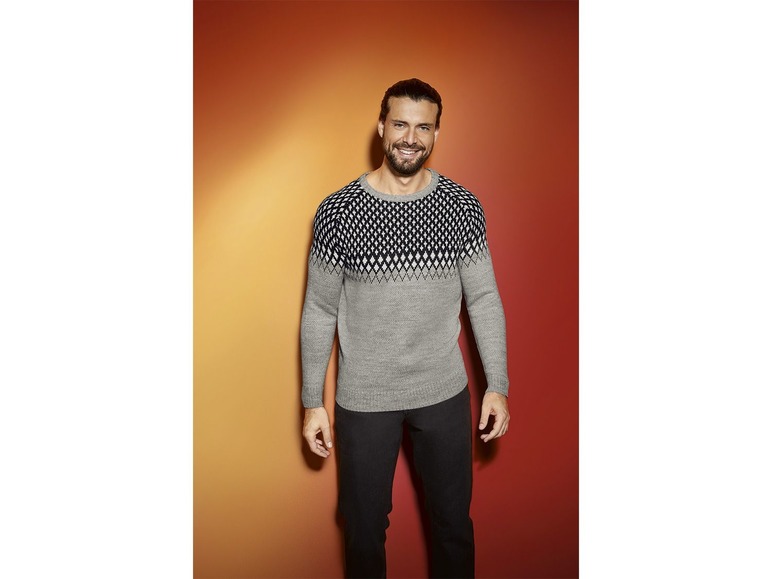 Pełny ekran: LIVERGY® Sweter męski z domieszką wełny, 1 sztuka - zdjęcie 3