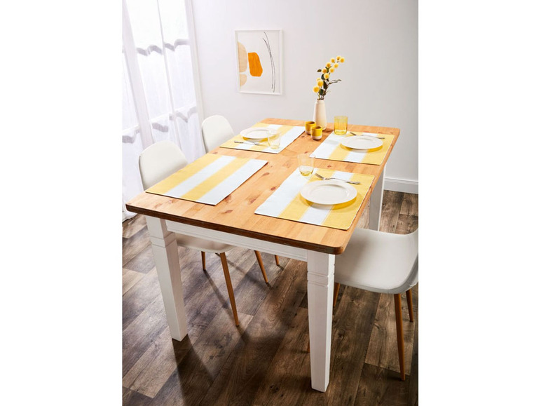 Pełny ekran: meradiso Podkładki stołowe z bawełny, 4 sztuki, 1 zestaw - zdjęcie 11