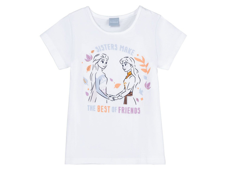 Pełny ekran: T-shirt dziewczęcy z bohaterami bajek, 2 sztuki - zdjęcie 9