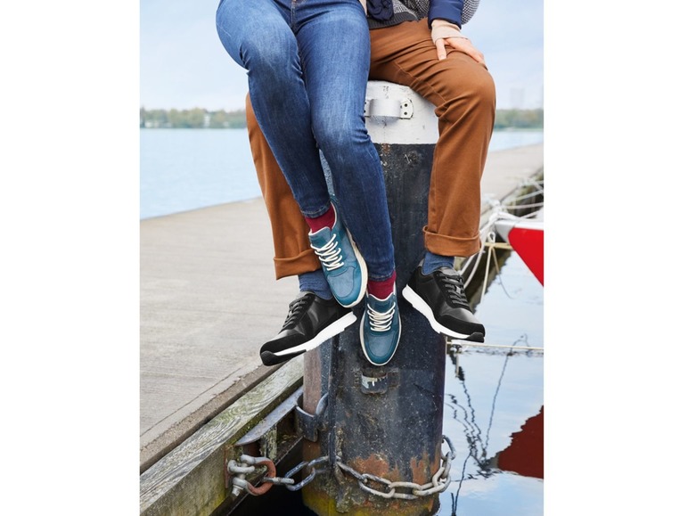 Pełny ekran: LIVERGY® Sneakersy męskie skórzane Air&Fresh - zdjęcie 8