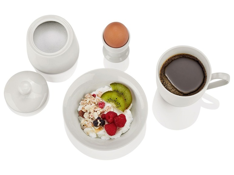 Pełny ekran: ERNESTO® Porcelanowy serwis obiadowo - kawowy, 62 elementy - zdjęcie 2