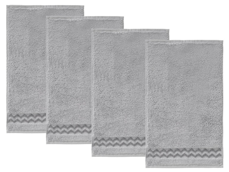 Pełny ekran: miomare Ręcznik z frotte, 30 x 50 cm, 4 sztuki - zdjęcie 9