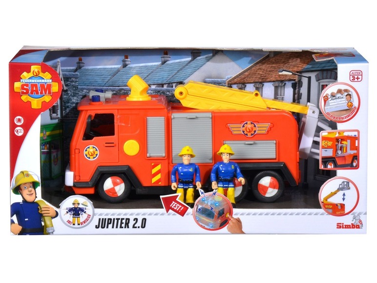 Pełny ekran: Simba Strażak Sam wóz strażacki Jupiter 2.0 st z 2 figurkami - zdjęcie 6