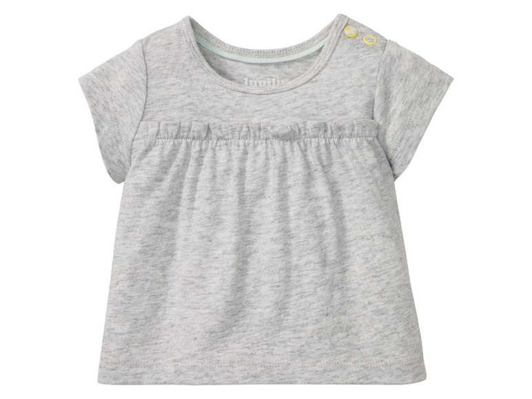 Pełny ekran: lupilu® Koszulki niemowlęce dziewczęce z krótkim rękawem, 2 sztuki - zdjęcie 13