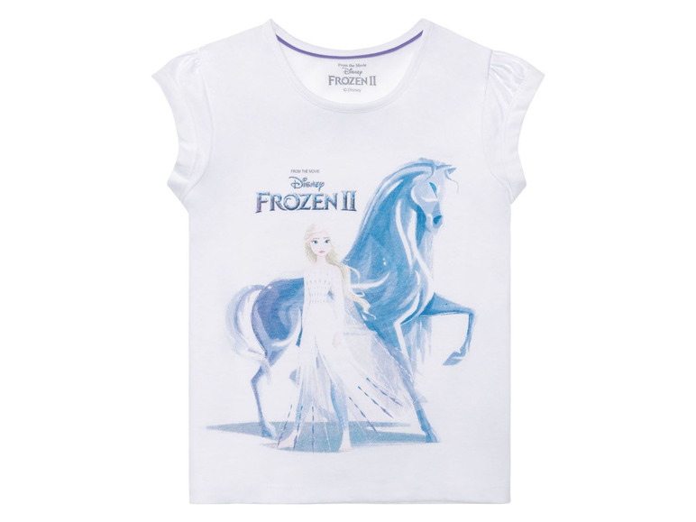 Pełny ekran: Piżama dziewczęca letnia z bohaterami bajek (t-shirt + spodenki), 1 komplet - zdjęcie 4