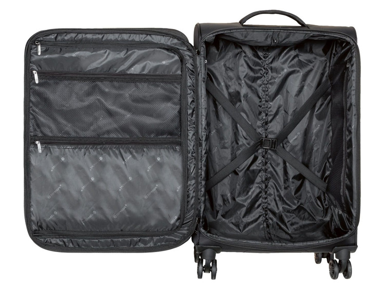 Pełny ekran: TOPMOVE Zestaw walizek podróżnych, czarny, 2 sztuki, 1 komplet - zdjęcie 16