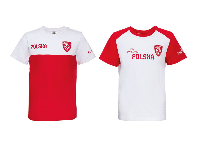 Pełny ekran: esmara® Koszulka piłkarska chłopięca Polska UEFA Euro 2020, 1 sztuka - zdjęcie 1
