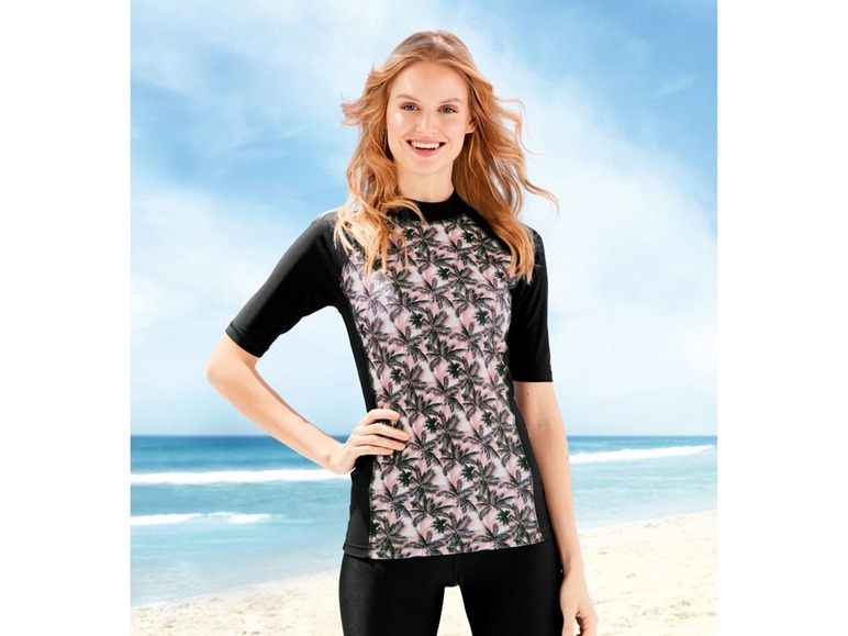 Pełny ekran: esmara® Koszulka damska do pływania z ochroną UV, 1 sztuka - zdjęcie 3