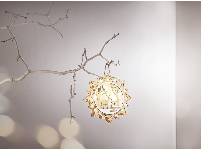 Pełny ekran: Melinera Drewniana dekoracja z oświetleniem LED - zdjęcie 11