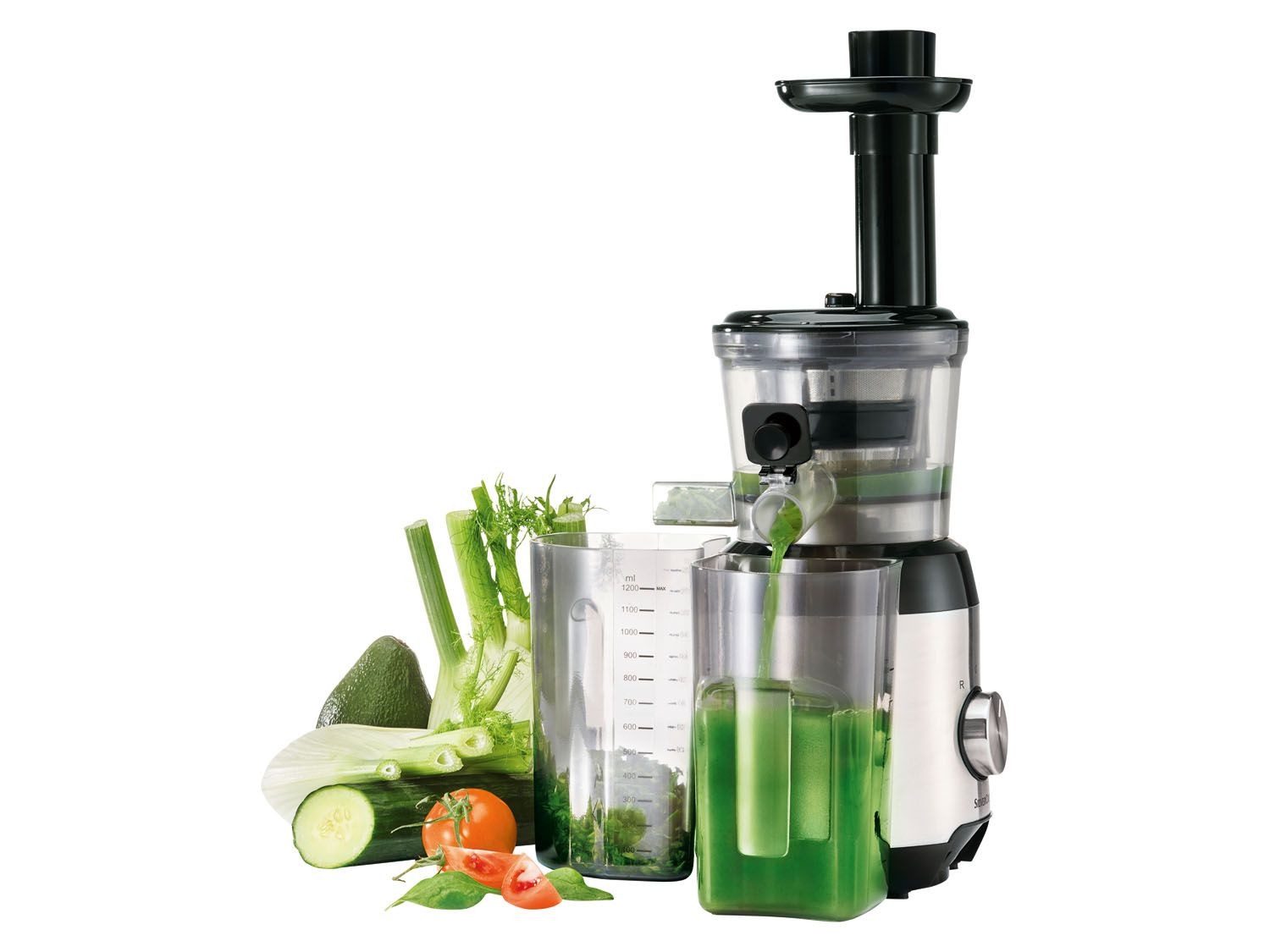 SILVERCREST® Wyciskarka wolnoobrotowa 300 W Slow Juicer SSJ 300 B2 Lidl lidl.pl