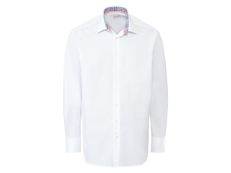 Pełny ekran: NOBEL LEAGUE® Koszula biznesowa męska biała - zdjęcie 1