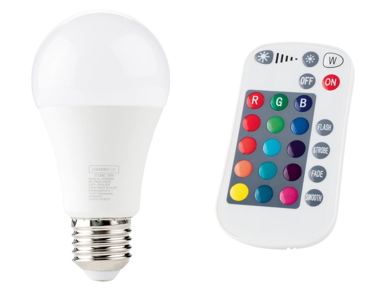 Pełny ekran: LIVARNO LUX Lampa LED ze zmieniającymi się kolorami - zdjęcie 1