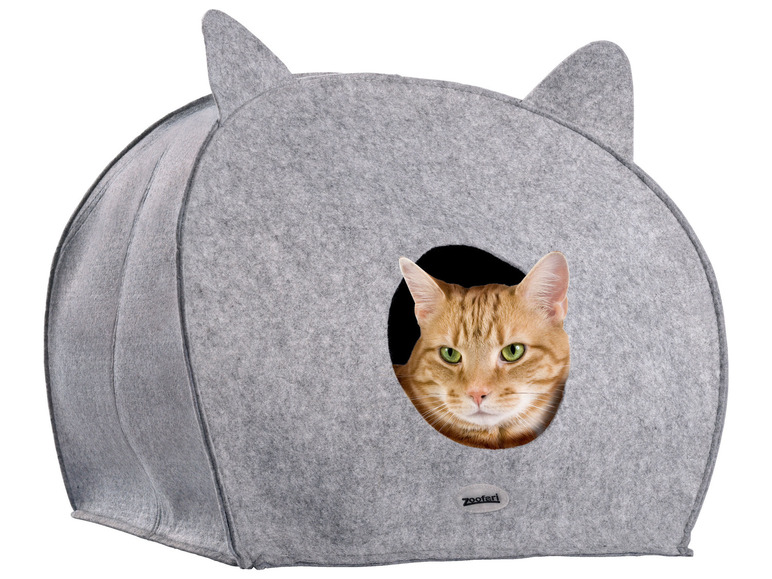 Pełny ekran: ZOOFARI® Budka dla kota z poduszką - zdjęcie 1
