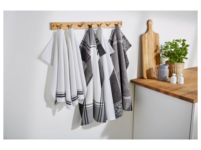 Pełny ekran: LIVARNO home Ręczniki kuchenne, 5 sztuk - zdjęcie 7