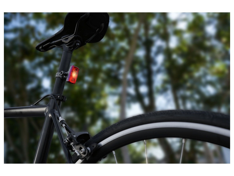 Pełny ekran: CRIVIT® Zestaw 2 lampek rowerowych LED przód tył USB - zdjęcie 7