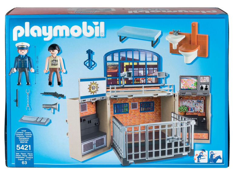 Pełny ekran: Playmobil Zestaw do zabawy - komisariat policji - zdjęcie 2