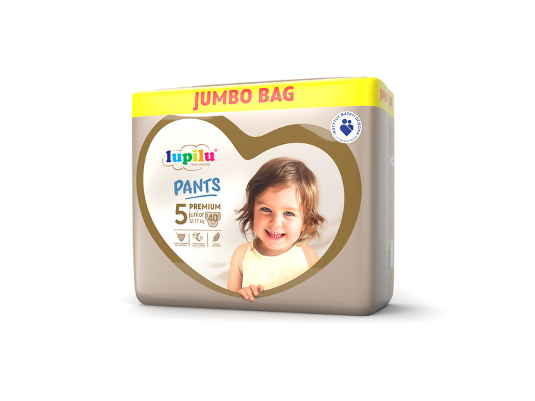 Pełny ekran: LUPILU® Pantsy PREMIUM 5 Junior (12-17 kg), 40 sztuk - zdjęcie 3