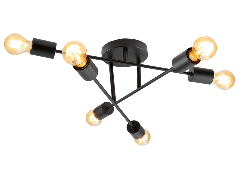 Pełny ekran: LIVARNO LUX Lampa sufitowa z 6 diodami filamentowymi LED, 1 sztuka - zdjęcie 9