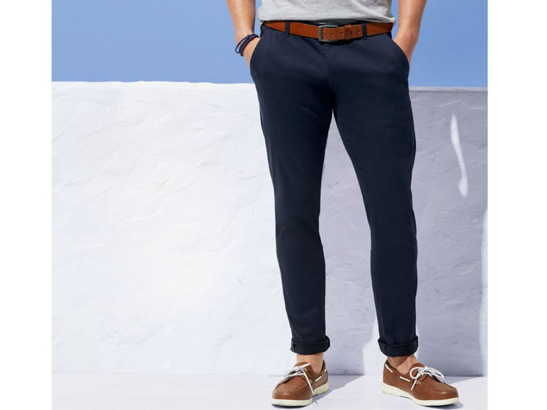 Pełny ekran: LIVERGY® Spodnie chino męskie, 1 para - zdjęcie 9