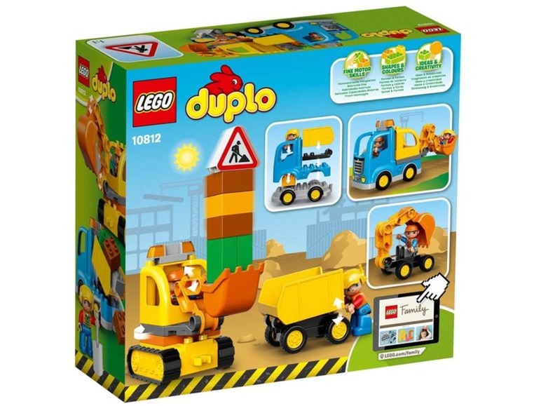 Pełny ekran: LEGO® DUPLO® 10812 Ciężarówka i koparka gąsienicowa - zdjęcie 2