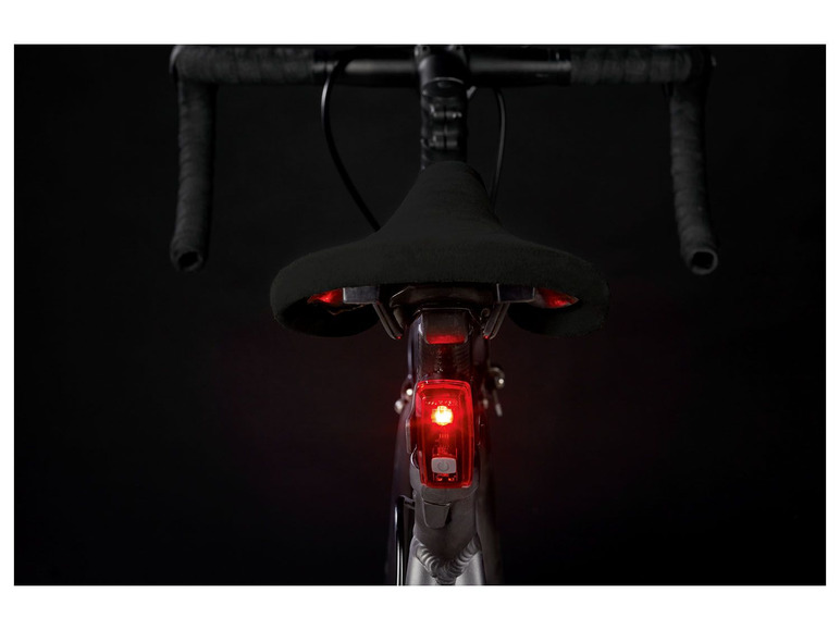 Pełny ekran: CRIVIT Zestaw 2 lampek rowerowych LED przód tył - zdjęcie 9