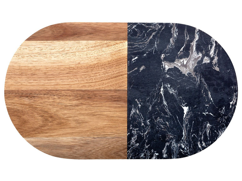 Pełny ekran: Esmeyer Deska do krojenia z drewna akacjowego oraz o wyglądzie marmuru, 1 sztuka - zdjęcie 5