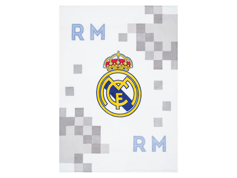 Pełny ekran: Koc pluszowy Real Madrid, 150 x 200 cm - zdjęcie 1