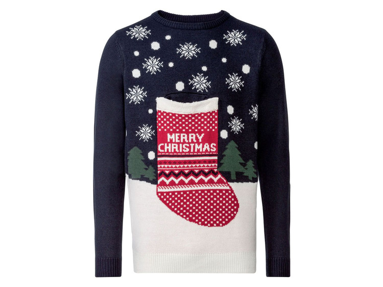 Pełny ekran: LIVERGY® Sweter męski z motywem świątecznym, 1 sztuka - zdjęcie 6