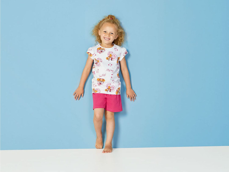 Pełny ekran: Piżama dziewczęca letnia z bohaterami bajek (t-shirt + spodenki), 1 komplet - zdjęcie 9