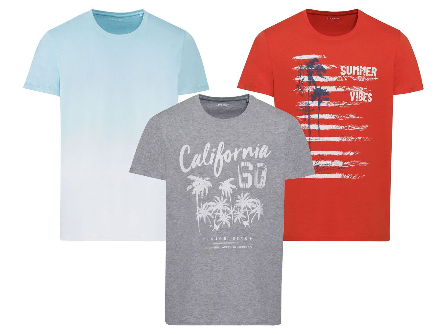 LIVERGY® T-shirt męski, 1 sztuka | LIDL.PL