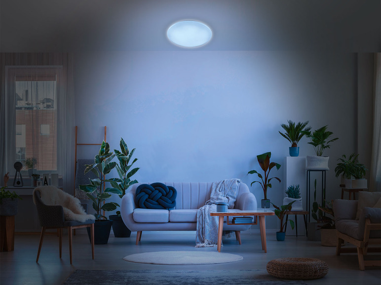 Pełny ekran: LIVARNO home Lampa sufitowa LED z układem sterowania kolorami, 1 sztuka - zdjęcie 15