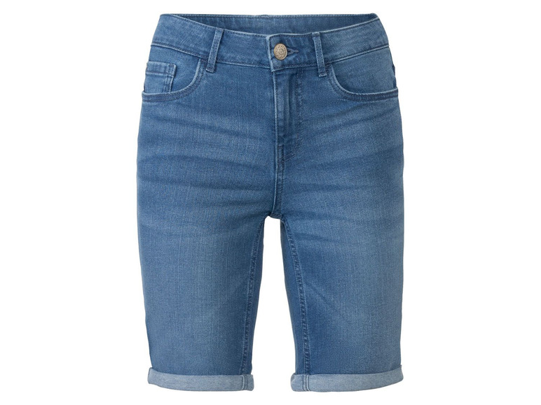 Pełny ekran: esmara® Bermudy jeansowe damskie, 1 para - zdjęcie 3
