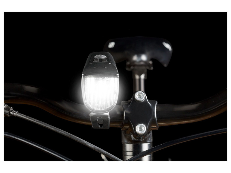 Pełny ekran: CRIVIT® Zestaw 2 lampek rowerowych LED przód tył USB - zdjęcie 6