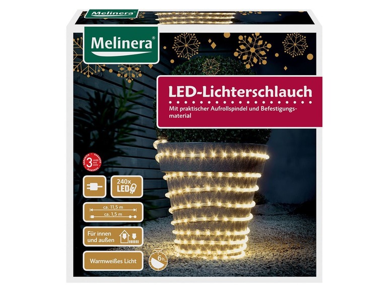 Pełny ekran: Melinera Wąż świetlny 240 diod LED 10 m - zdjęcie 2