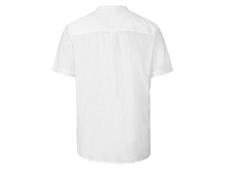 Pełny ekran: LIVERGY® Koszula męska z lnem, 1 sztuka - zdjęcie 4