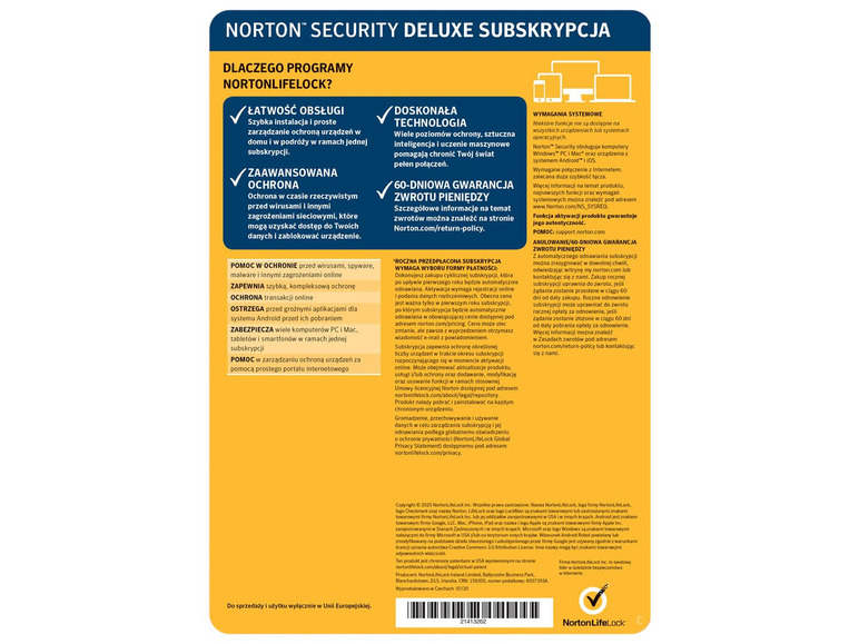 Pełny ekran: Norton Security Deluxe dla 5 urządzeń, 1 rok - zdjęcie 2