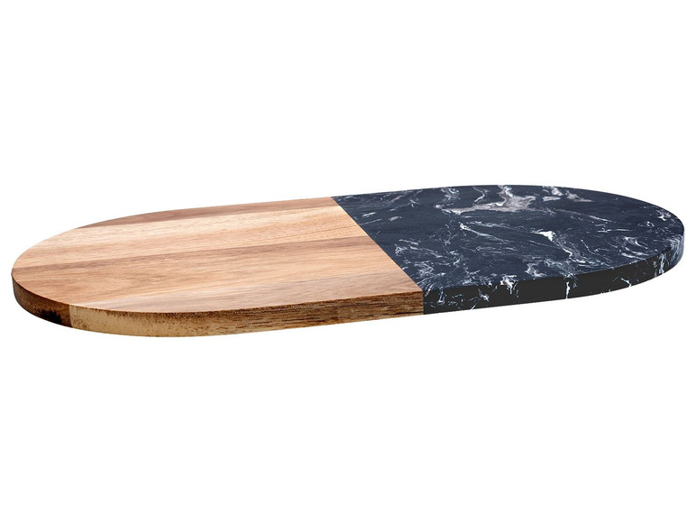 Pełny ekran: Esmeyer Deska do krojenia z drewna akacjowego oraz o wyglądzie marmuru, 1 sztuka - zdjęcie 6