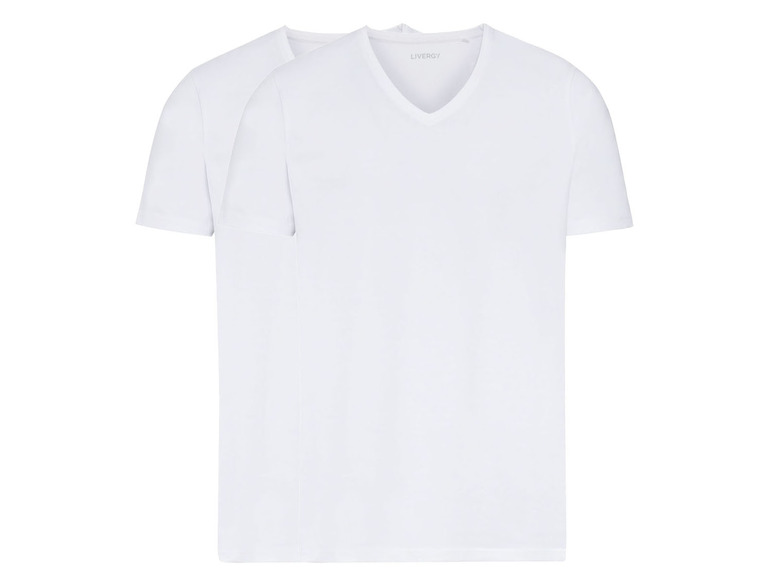 Pełny ekran: LIVERGY® T-shirt męski z bawełną, 2 sztuki - zdjęcie 7