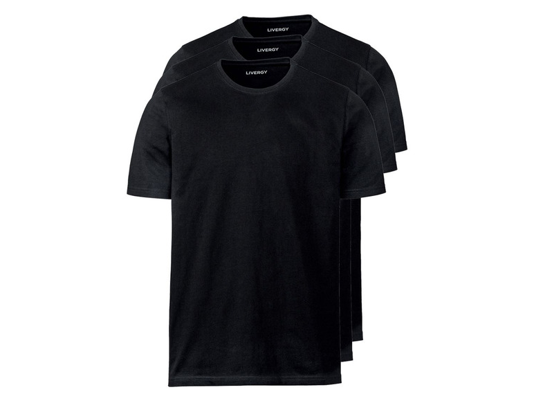 Pełny ekran: LIVERGY® T-shirty męskie, 3 sztuki - zdjęcie 2