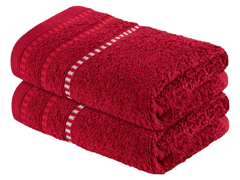 Pełny ekran: LIVARNO home Ręczniki frotté, 30 x 50 cm, 2 sztuki - zdjęcie 4