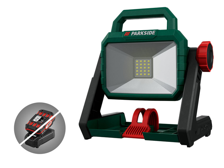 Pełny ekran: PARKSIDE Reflektor akumulatorowy LED 20 V PLSA 20-Li A1 (bez akumulatora i ładowarki) - zdjęcie 1